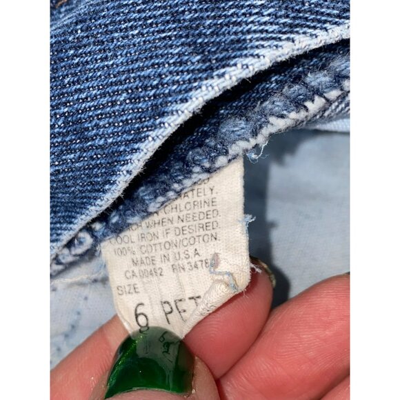 Fredericks Of Hollywood / Lee Vintage  Womens Reclaimed Recycled Patchwork Jeans - Picture 4 of 11